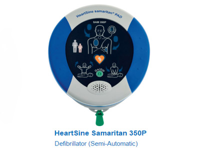 HeartSine Samaritan 350P Defibrillator (Semi-Automatic)